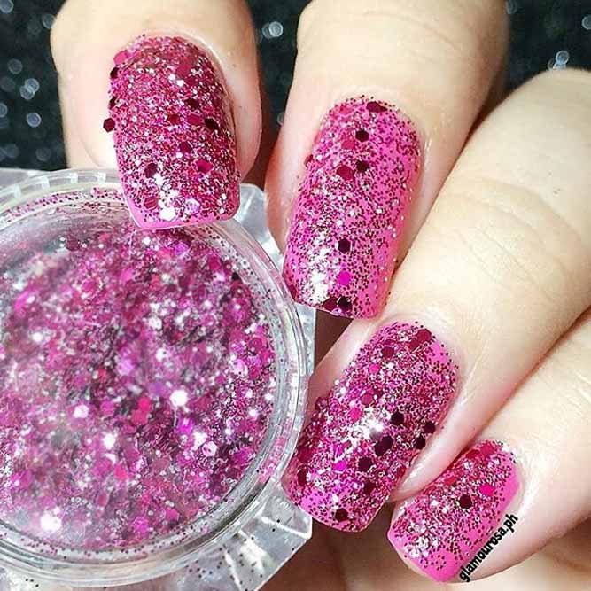 Charming Loose Glitter Nail Art picture 2