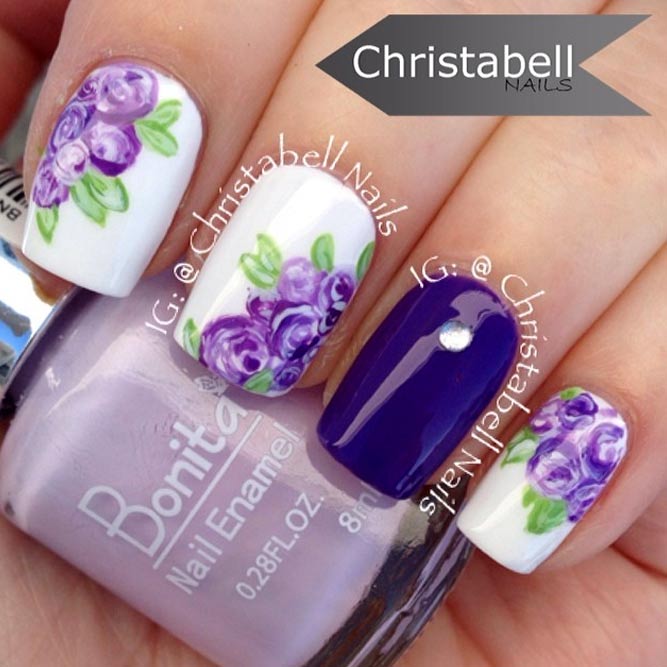 Purple Floral Art picture 3