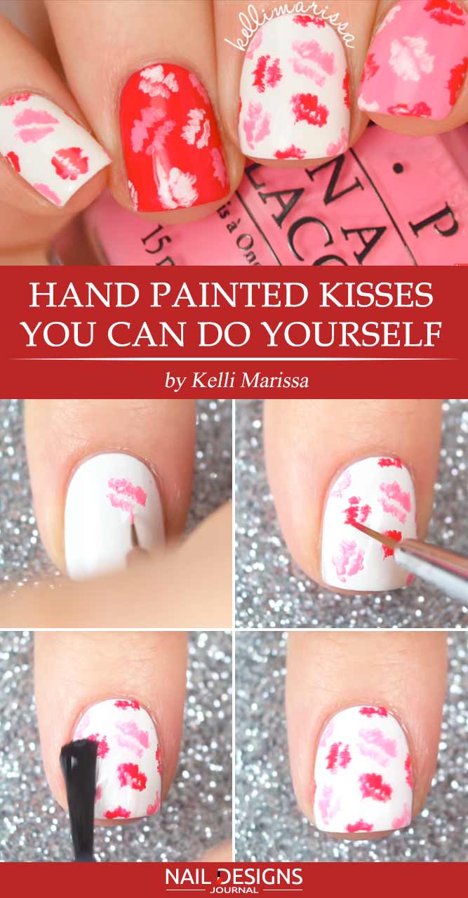 Hand Painted Kisses You Can Do Yourself