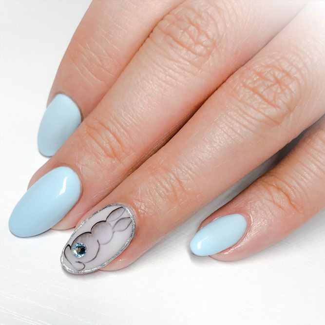 Cute Easter Nail Design