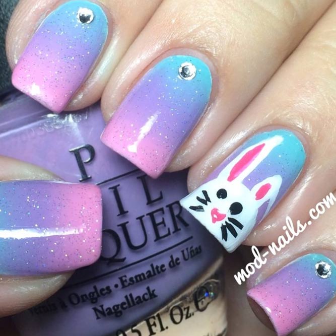 Rabbit Easter Nail Art Ideas picture 5
