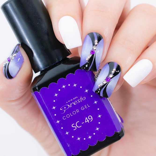Abstract Nail Design