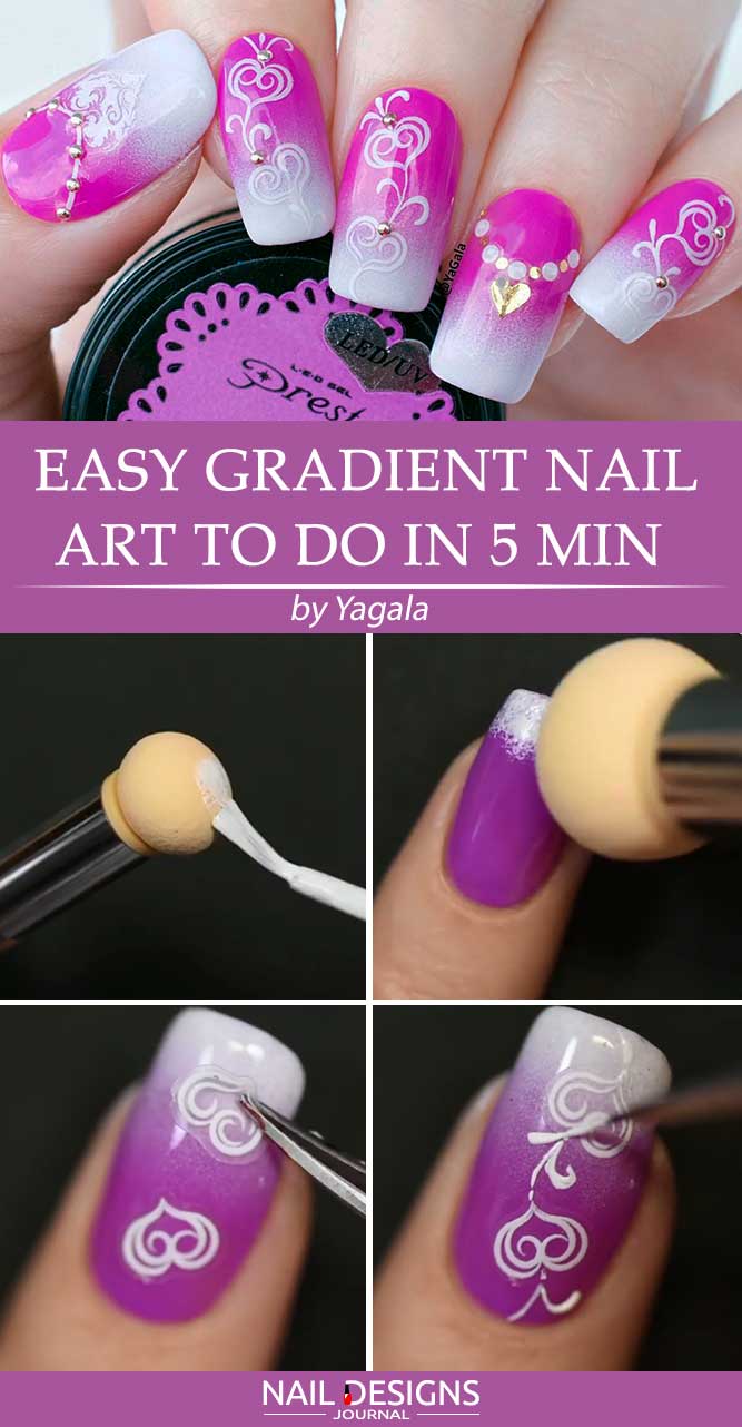 Easy Gradient Nail Art To Do In 5 Min