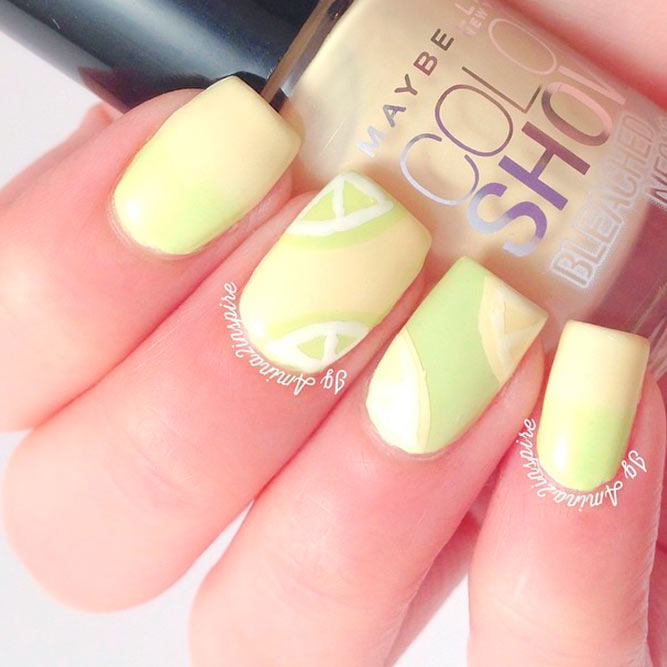 Pale Yellow Nail Designs picture 2