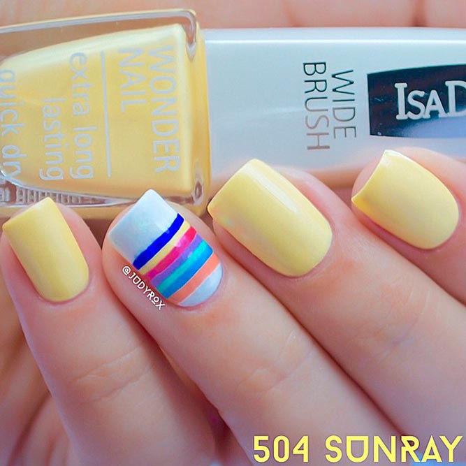 Pale Yellow Nail Designs picture 3
