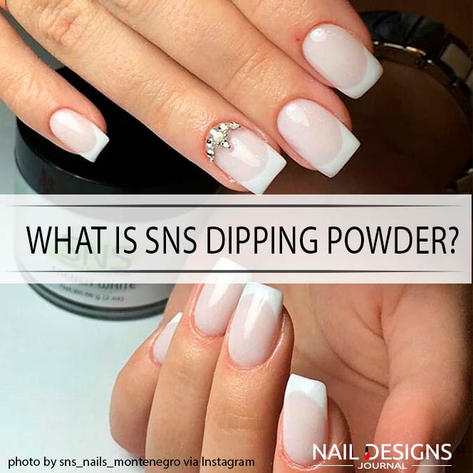 dip powder nails sns french dipping dipped summer everything know crazyforus should naildesignsjournal rhinestones squoval spring