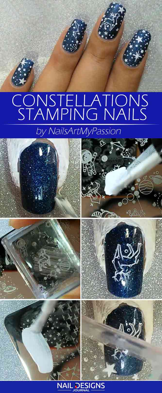 Constellations Stamping Nails