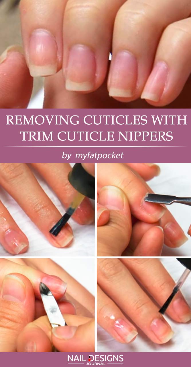 Well-Groomed Hands With Trim Cuticle Nippers #cuticlenails