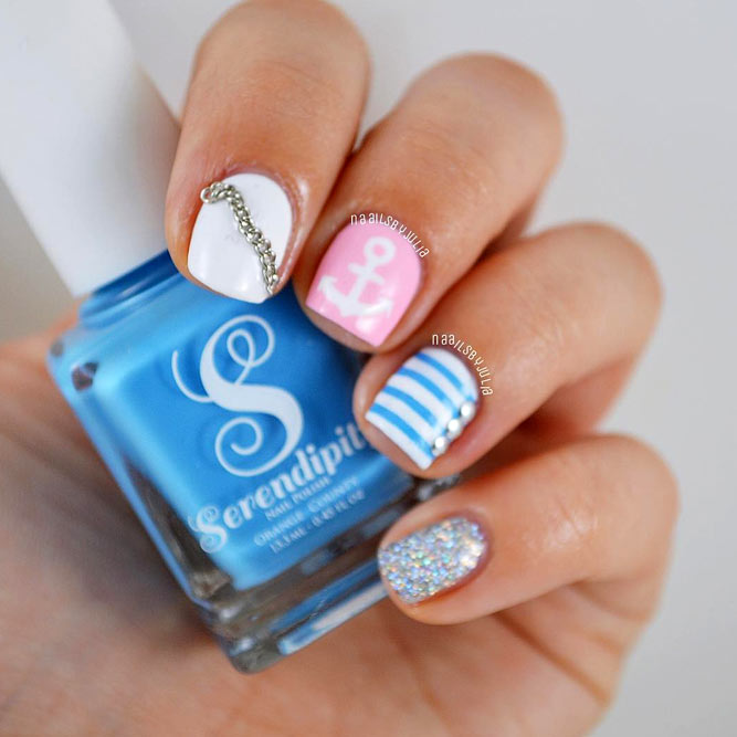 Sunny Summer Nail Design