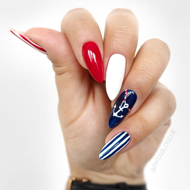 Sea Summer Nail Art