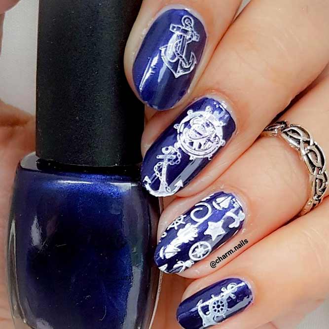 Amazing Stamping Nail Design