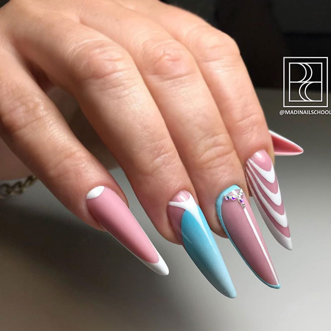 Fantastic Edge-Shaped Nails