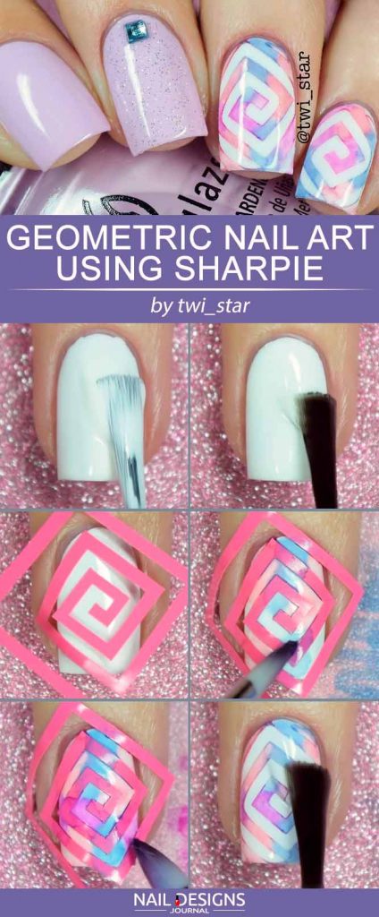 Sharpie Nail Art To Create A Masterpiece | NailDesignsJournal.com
