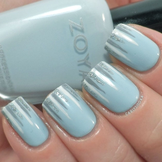 Waterfall Tips In Pastel Hues