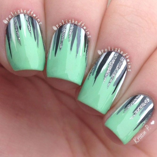 Waterfall Nails For Mint Shade