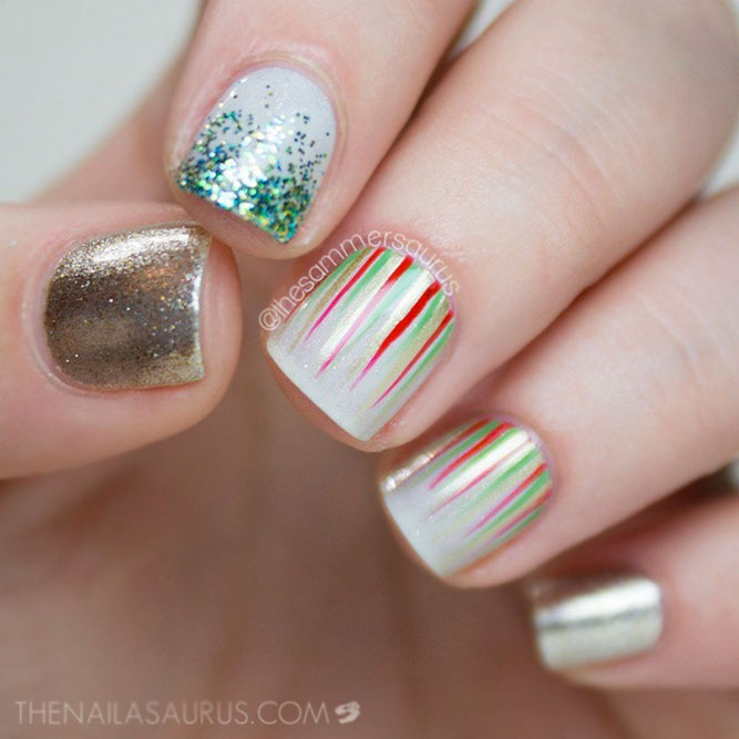 Gold Glitter Accents