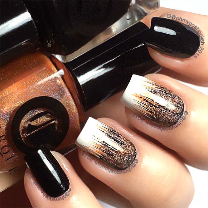 Ombre Waterfall Nails Accent