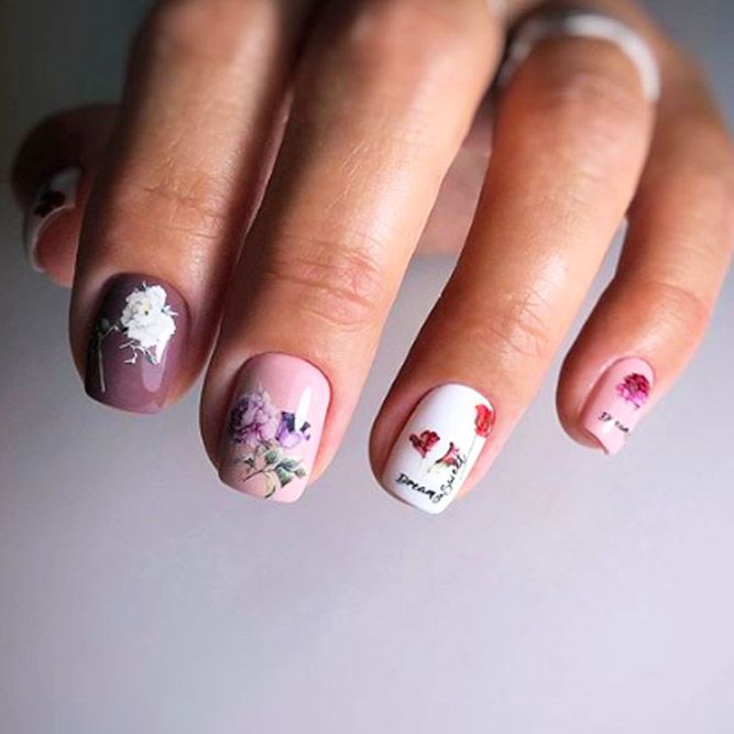 Elegant Flowers Nail Art For Any Occasion