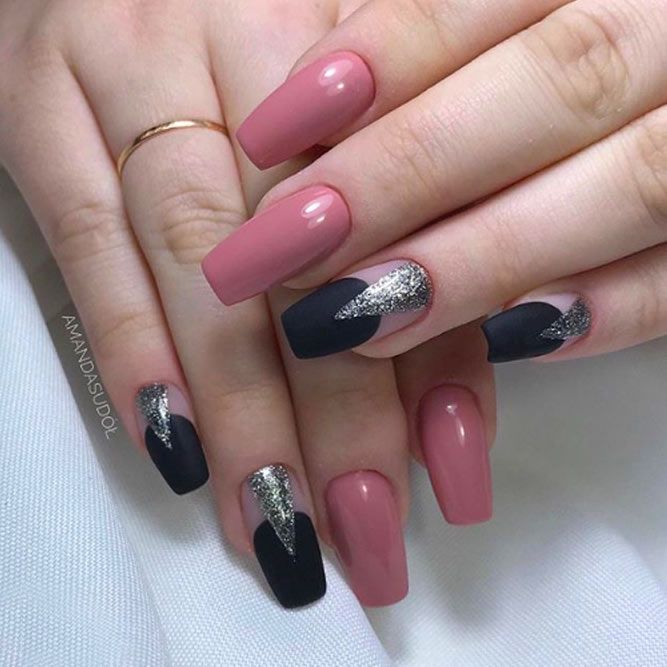 Glitter Triangles Accent