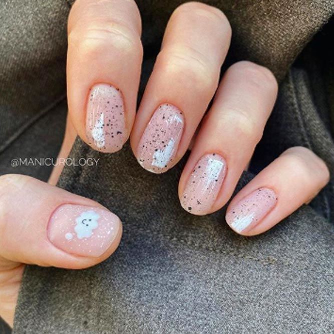 Abstract Nails Art With Cute Details