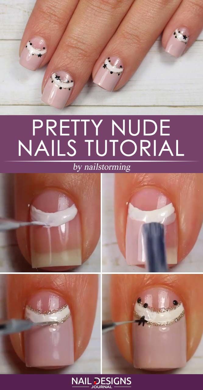 Pretty Nude Nails Tutorial