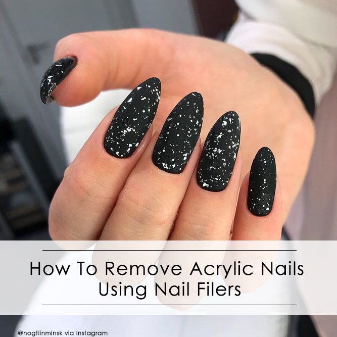 How To Remove Acrylic Nails Using Nail Filers
