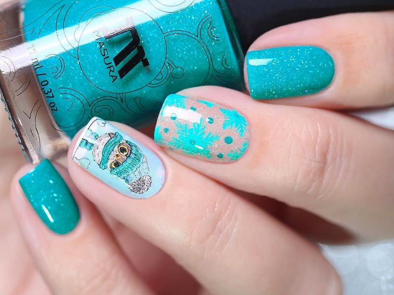 Teal Color Nails Designs You'll Fall In Love With