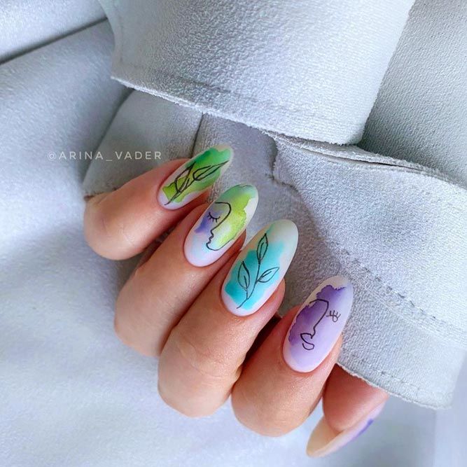 Pastel Summer Nail Colors for Ladies