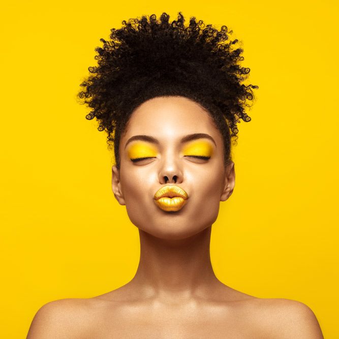 Makeup With Yellow Aesthetic