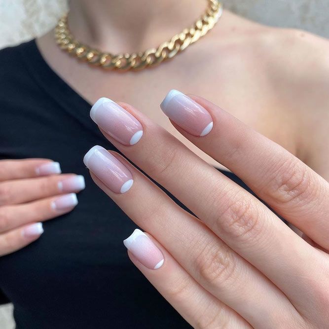 Fantasy Half Moon Fancy Nails
