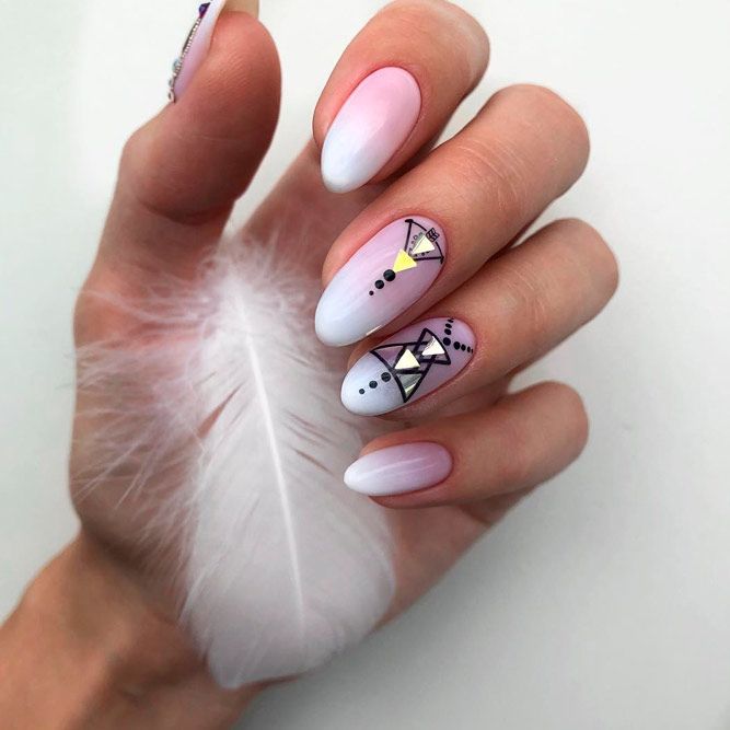 Cute French Fade For Perfect Mani