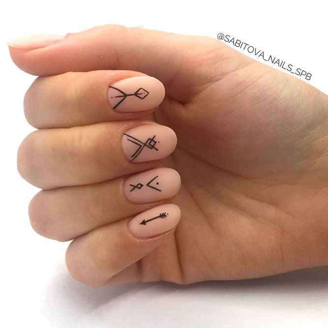 Tribal Fancy Nails Art Designs