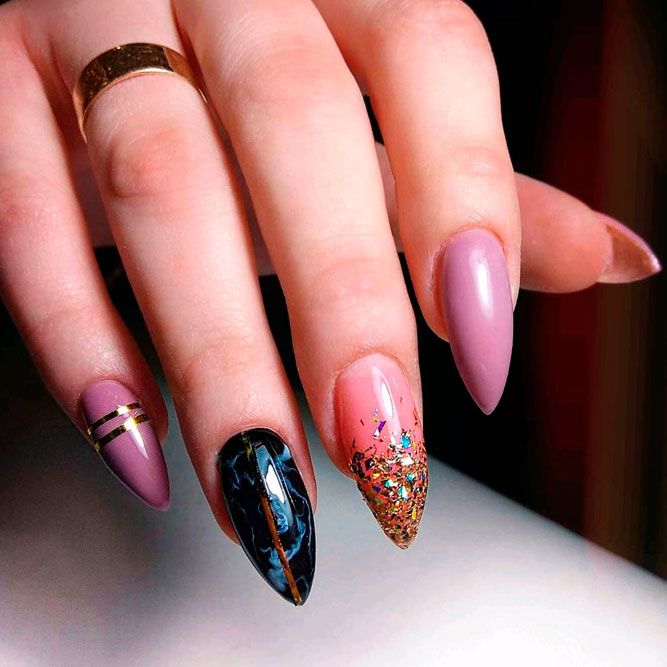 Magnificent Marble Nail Art