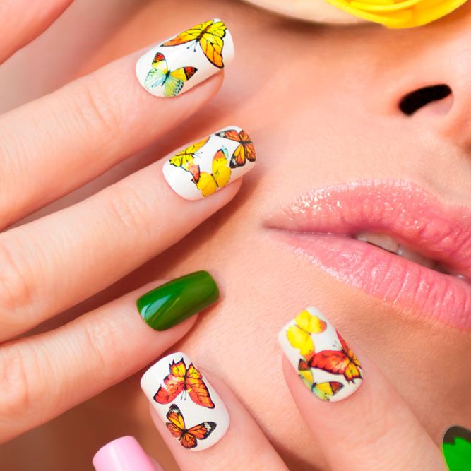 Nail Designs With Butterflies