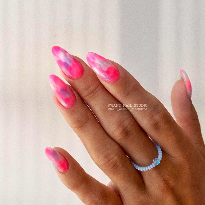 Rock The Bright Pink Hues For Spring Nails