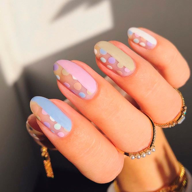 Lovely Dots For Decoration Your Spring Nails