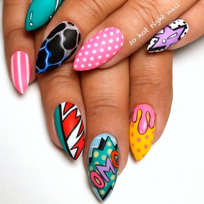 Different Designs On Your Spring Nails 