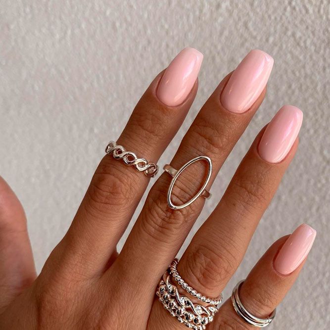 Lovely Nude Spring Nails