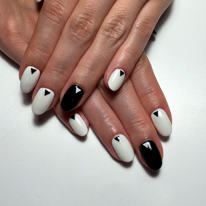 Trendy Triangle Nail Designs