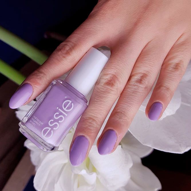 Sweet Lavender Color Nails From Essie Product 