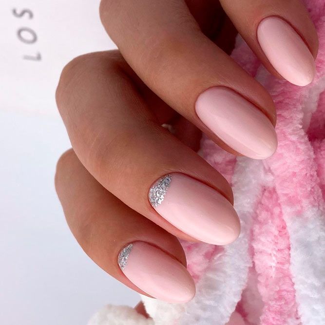 Soft Prom Nails For Graphic Dresses