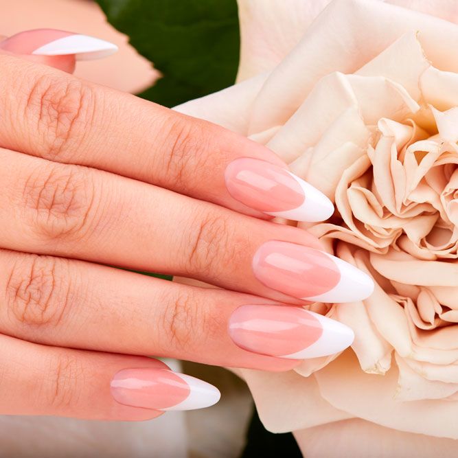 french almond nails