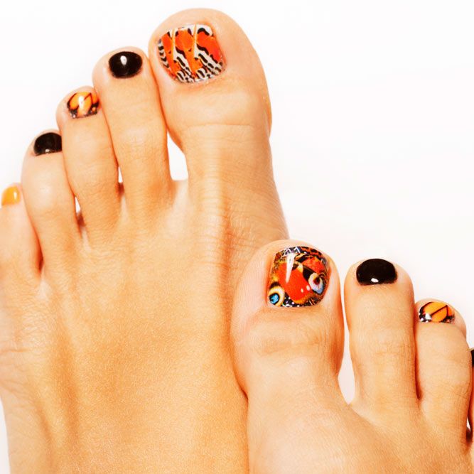 Animal Print On Your Toe Nails