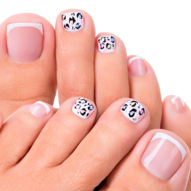 Wild Animal Print On Your Toe Nails
