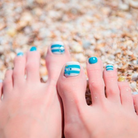 30+ Fun Toe Nail Designs To Go Crazy Over | NailDesignsJournal.com