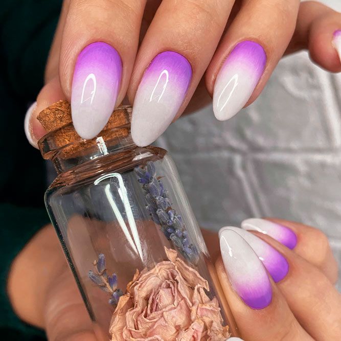 Soft and Romantic Summer Lavender Nails