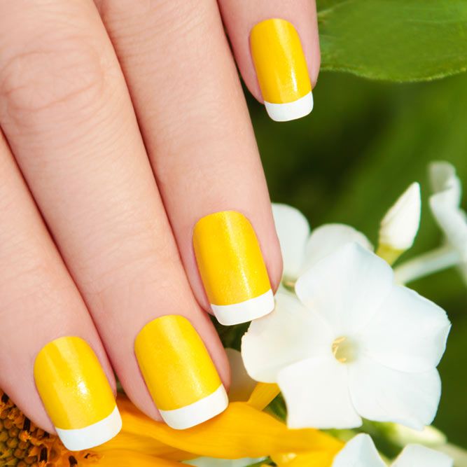 Bright Yellow Summer Nails