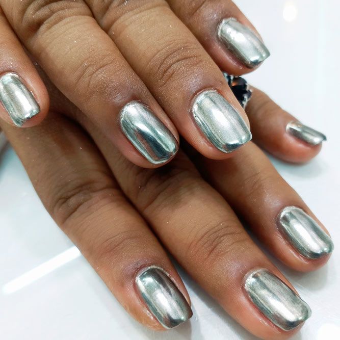 Shimmery Chrome Nail Polishes