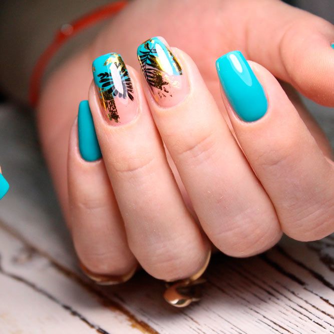 Top Nail Trends – Leaves Pattern