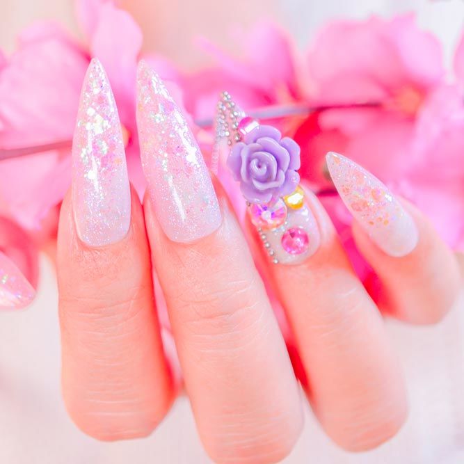 Beauty Glitter Ombre Nails Design